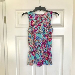 LILLY PULITZER Silk Dune top in Bait & Switch